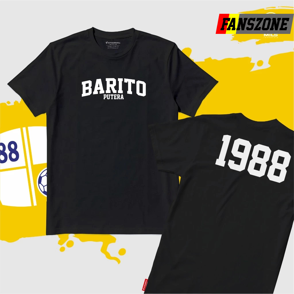Kaos Barito Putera 1988 Laskar Antasari Supporter Barito Mania Tshirt terbaru 10997B terbaru termura