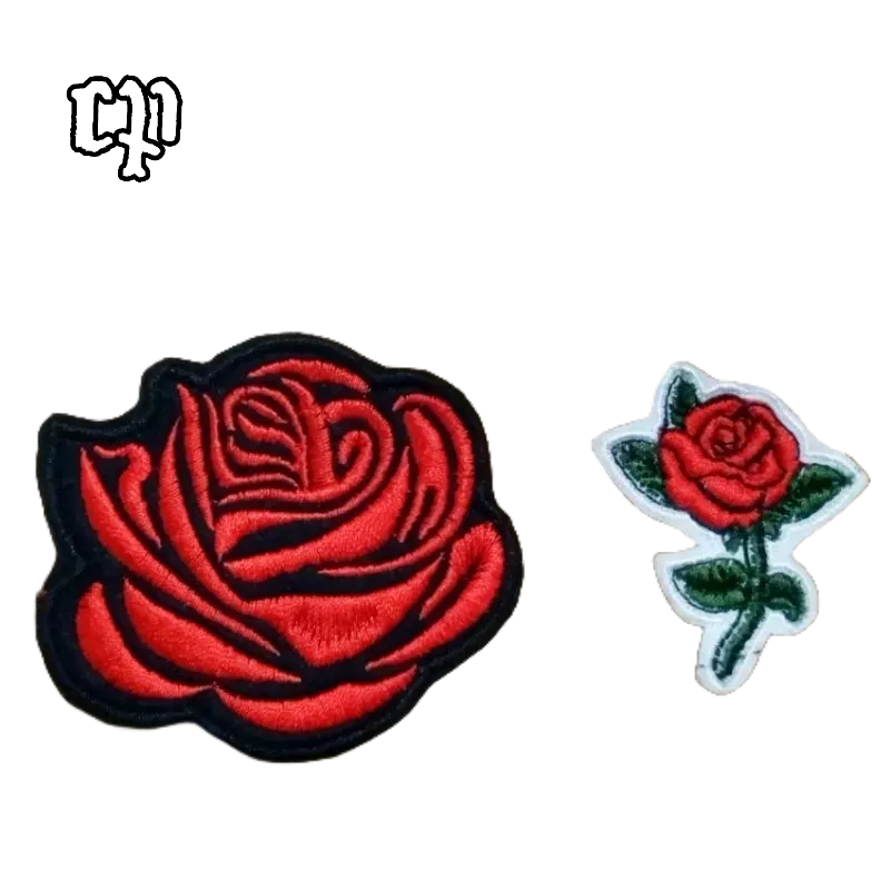 Clothes Patch - Patch Bordir Bunga Mawar