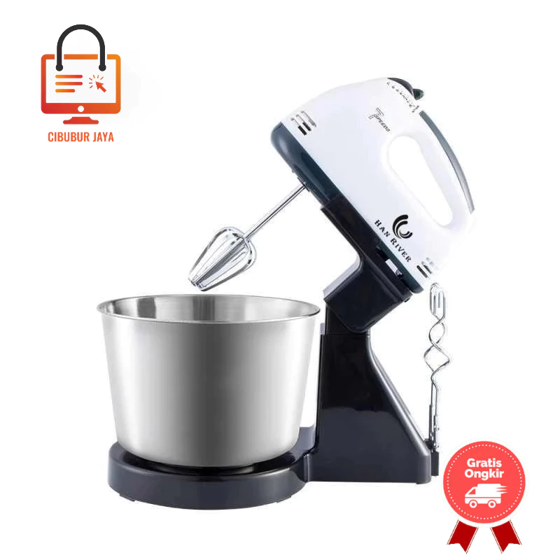 CIBUBUR JAYA STANDING MIXER / MIXER HANDHELD  PUTIH/MACARON PINK