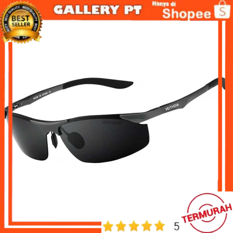 Veithdia Kacamata Pria UV Polarized - 6529
