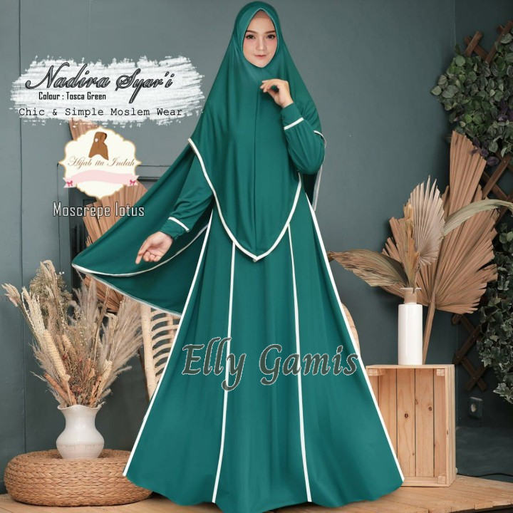 Gamis Jumbo Syar'i XL-XXXXL LD 130 Maritza Jersey Maxmara Big size Polos Premium