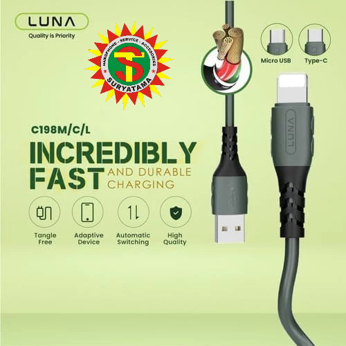 Kabel Data Luna C198 fast Charging