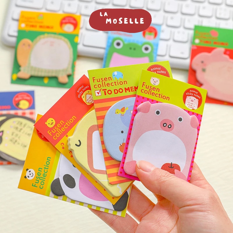 

La Moselle - [SK18] Sticky Notes Single / Memo To Do List / Sticky Notes Bentuk Binatang Animal Karakter Lucu