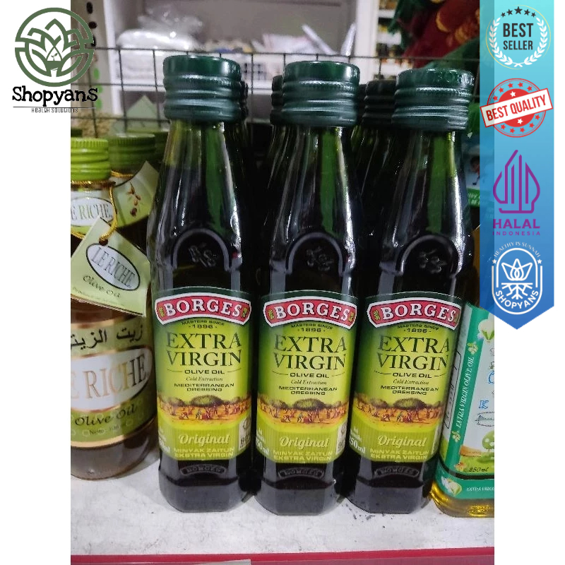 

Minyak zaitun borges extra virgin olive oil 250ml zaitun borges asli