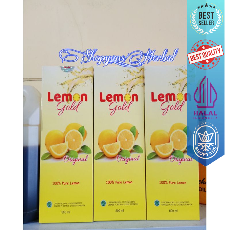 

Sari Lemon Gold Jus lemon vitamin C Lemon gold lemona 500ml lemon sirup