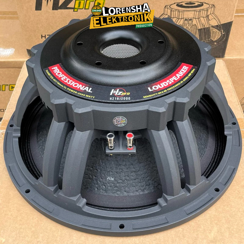 Speaker 18 Inch HZPRO 18J2000 Original 2000Watt
