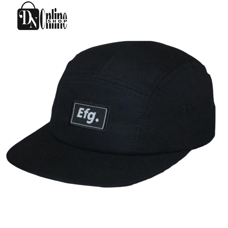 TERMURAH Topi lima panel cap woven bordir EFG pria wanita original topi 5 panel pria distro