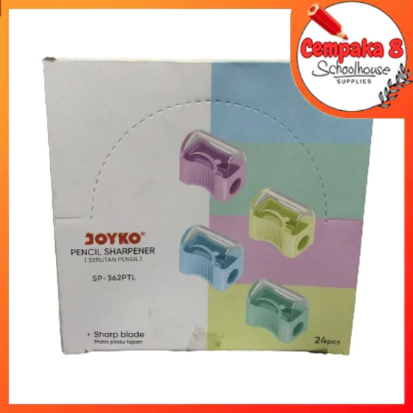 

JOYKO SHARPENER RAUTAN PENSIL ROTI WARNA PASTEL - UTI0062