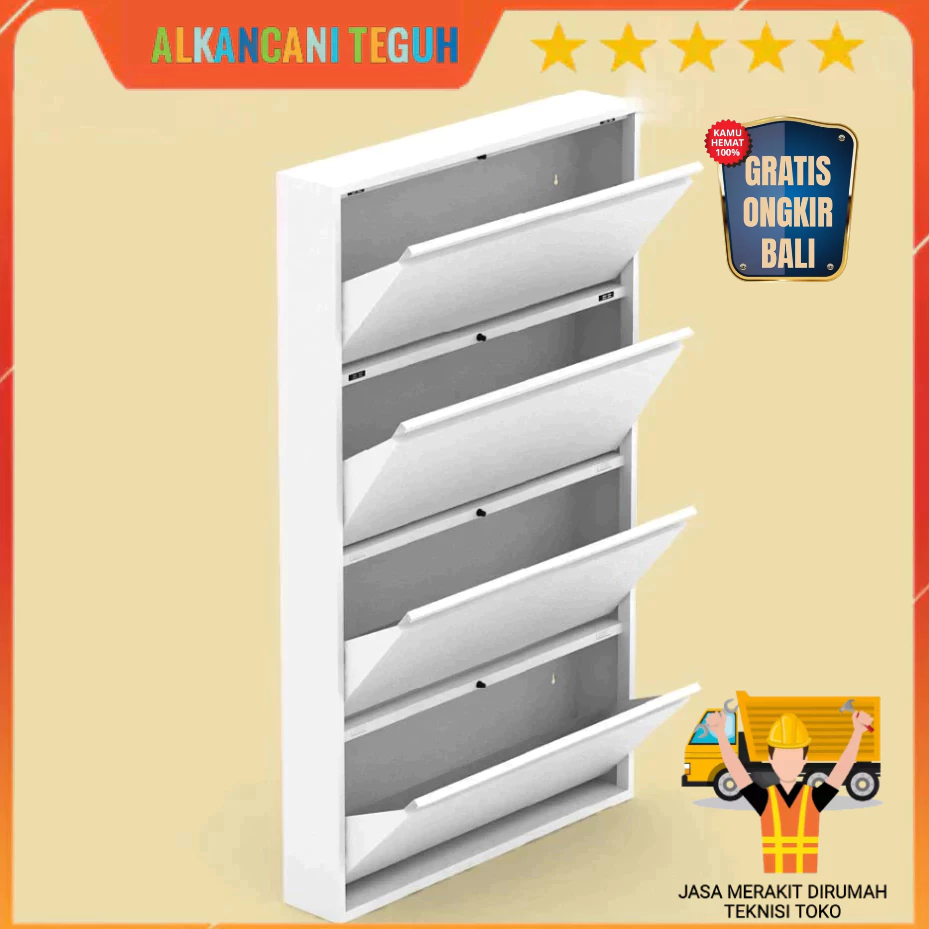 GION MSR80 RAK SEPATU BESI - WHITE