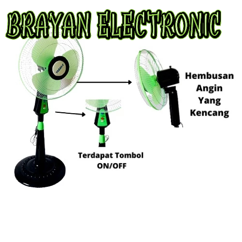 KIPAS ANGIN YASAKA 16INCH KIPAS BERDIRI