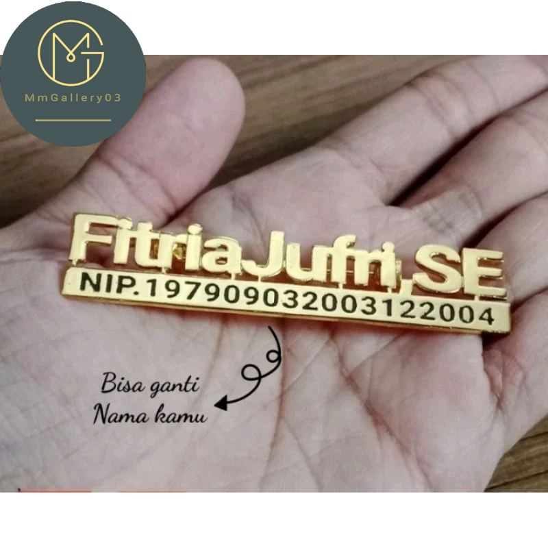 Bros Nama Nip etsa lapis emas 22