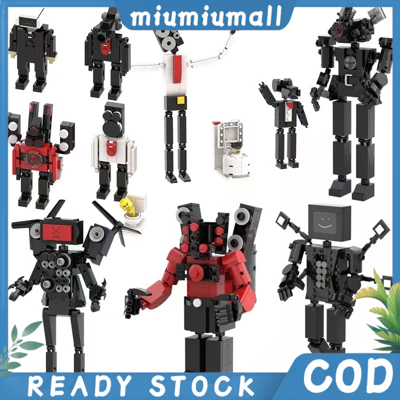 【Harga minimum】Mainan Skibidi Toilet Figure Mainan Anak Skibidi Toilet Set isi Mainan Skibidi Toilet