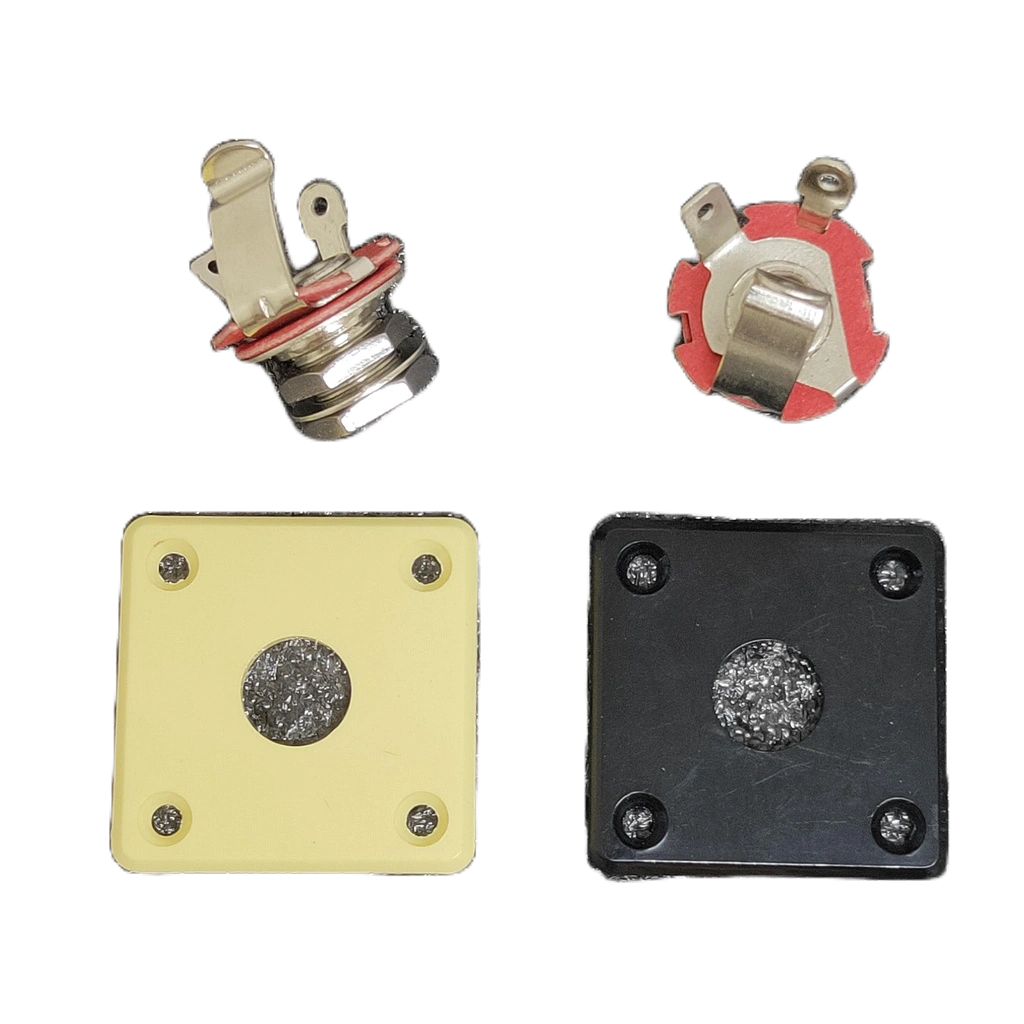 Jack Plate dan Female output Gitar Elektrik Gibson Les Paul Epiphone plastik / Jack Plate Gitar List