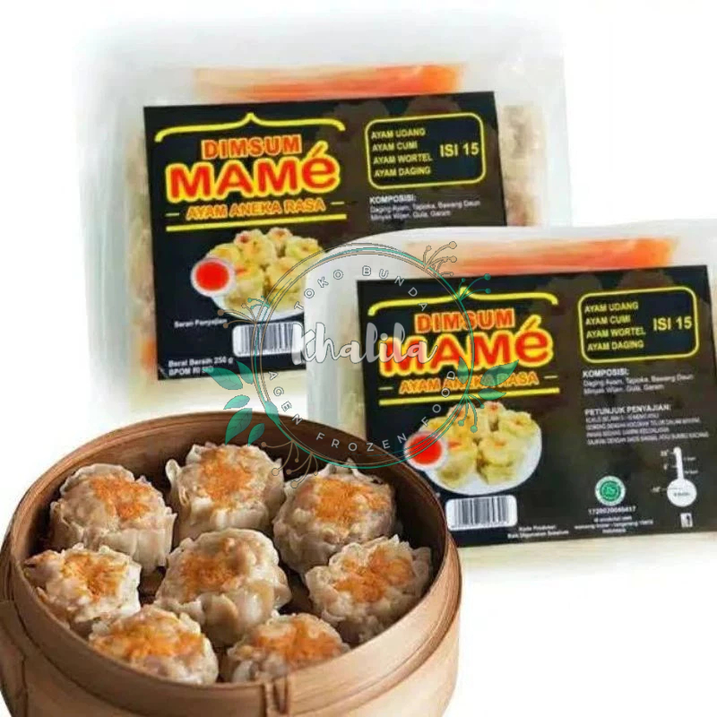 

Dimsum Mame Siomay Ayam Aneka Rasa Isi 15 Pcs