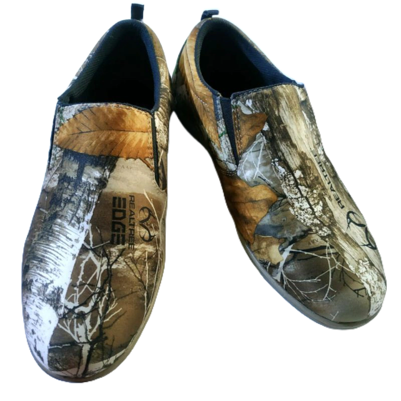 SEPATU CAMO LORENG SLIP ON / SEPATU KAMUFLASE REALTREE / SEPATU SLOP CAMO
