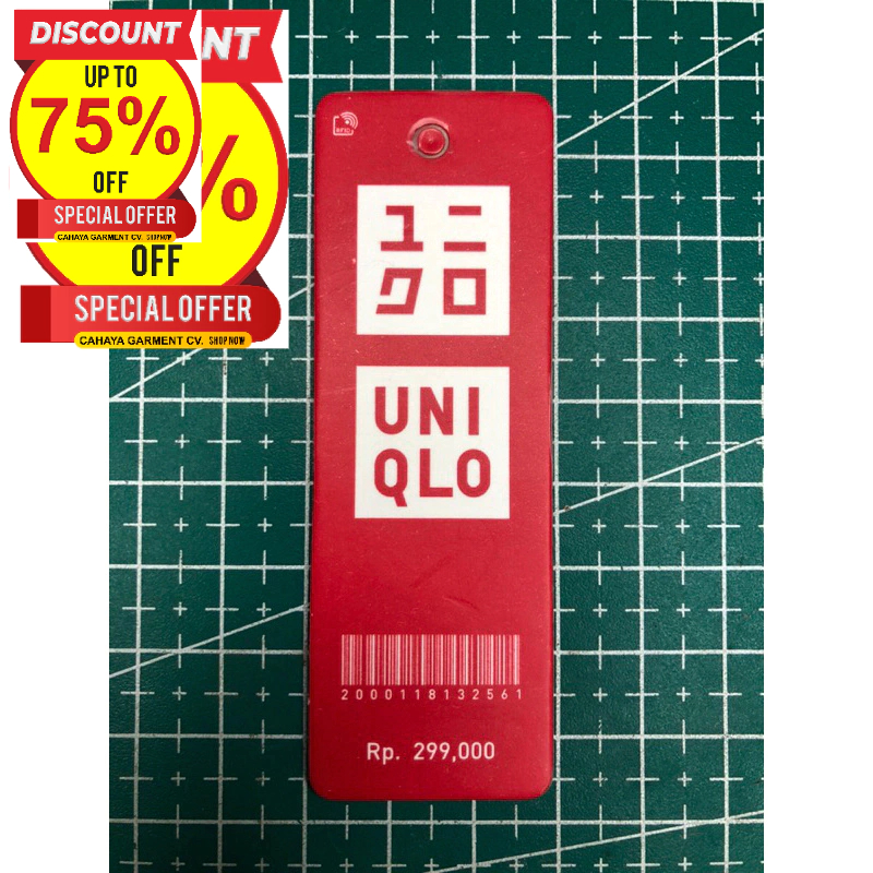 

UNIQLO PRICE TAG HANGTAG PREMIUM CO 1X DIKIRIM 600PCS