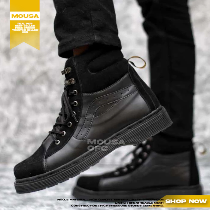 Sepatu Formal Boots Pantofel Docmart Pria