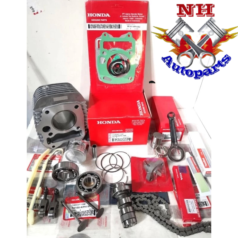 PAKET KOMPLIT BLOK SEHER HONDA KPH KHARISMA SUPRA X 125 KARBU KIRANA/ORI