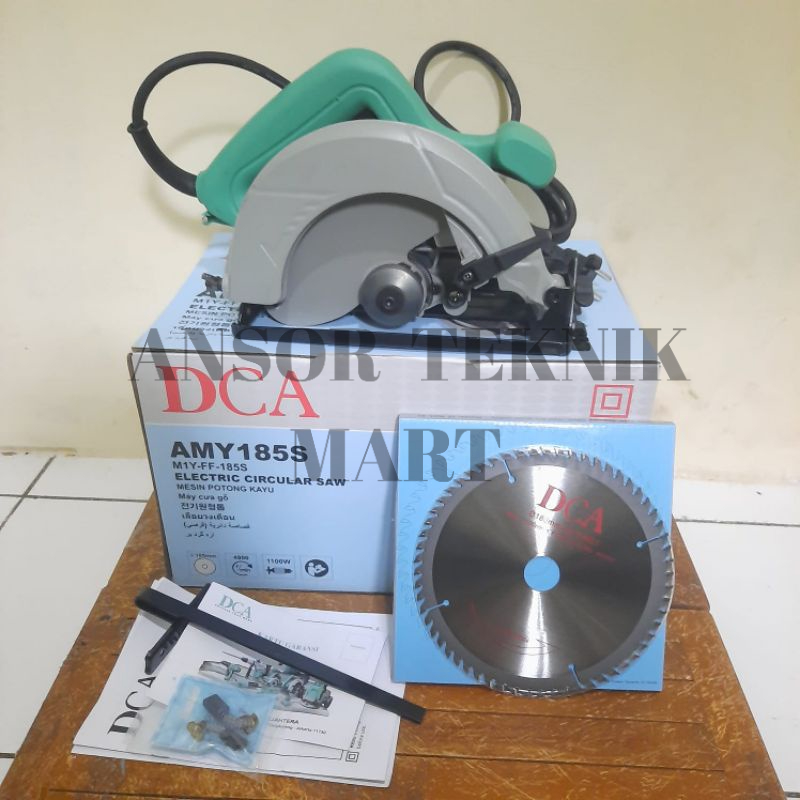 Mesin Circular SAW DCA AMY 185s Mesin Gergaji Potong Kayu DCA Circle SAW AMY 185s