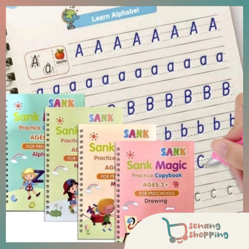 

Sank Magic Practice Book Set Isi 4pcs/Buku Edukasi Anak 734