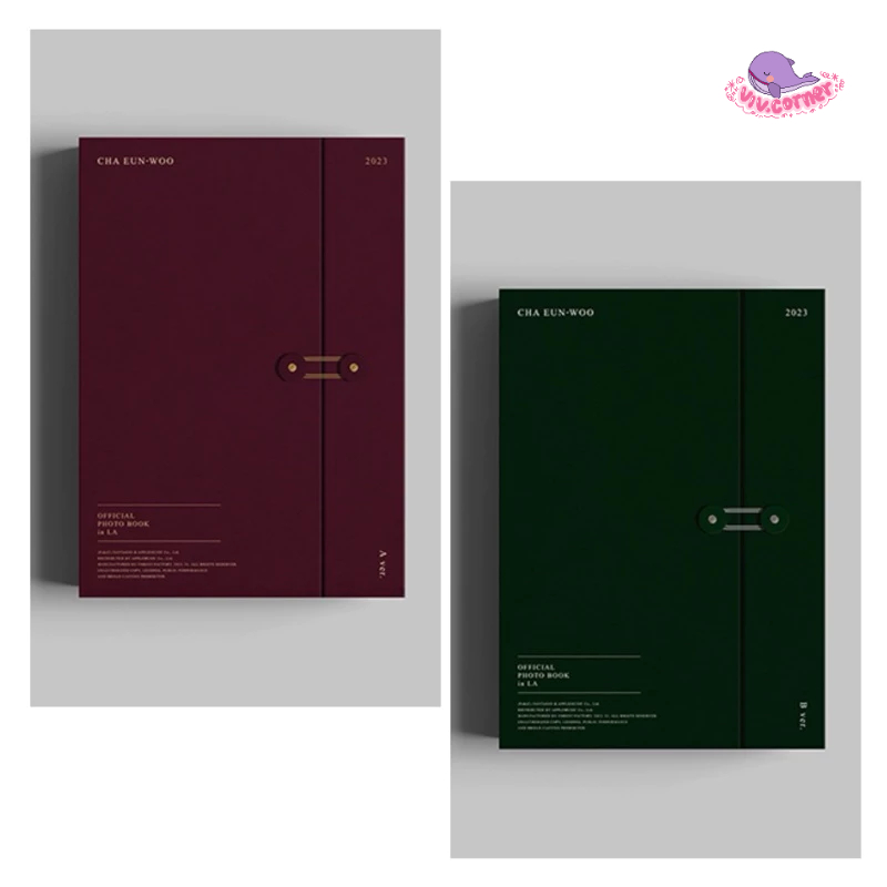 ASTRO CHA EUN-WOO 2023 OFFICIAL PHOTO BOOK in LA - Eunwoo Photobook PB - A version, B version
