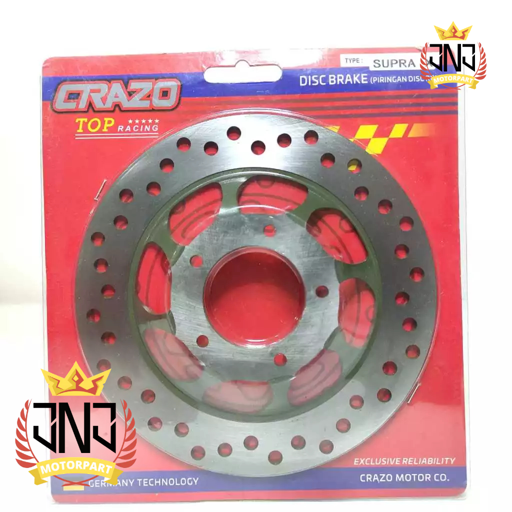 PIRINGAN CAKRAM BAJA ANTI KARAT HONDA SUPRA X CRAZO FRONT DEPAN [JNJ]