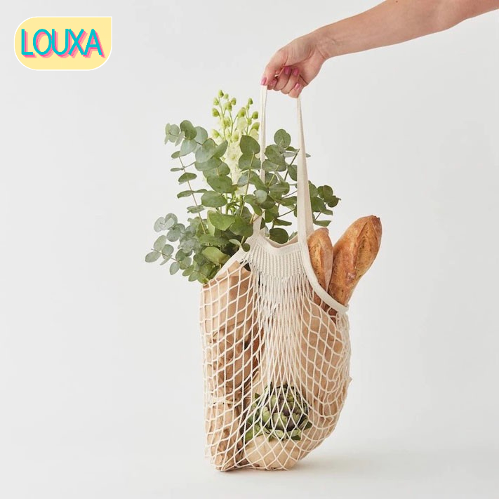 Jala Tas Belanja Pasar Sayur Buah Jaring Reusable