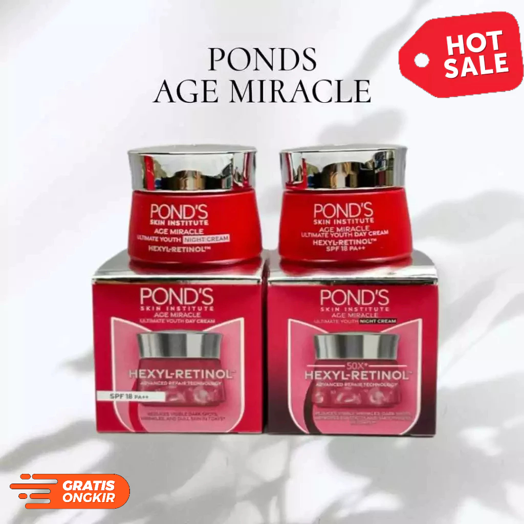 🩷ZIGNAL_SHOP🩷 PONDS AGE MIRACLE HEXYL - RETINOL 10GR || KRIM WAJAH || PELEMBAB MOISTURIZER || KRIM S