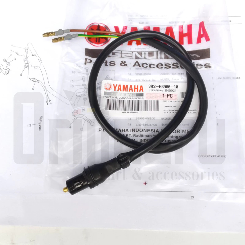 SWITCH SWIT REM DEPAN RXZ RXKING MASTER RX KING COBRA RXS YT ORI ORIGINAL 3RS-H3980-10 5T5-H3980-00