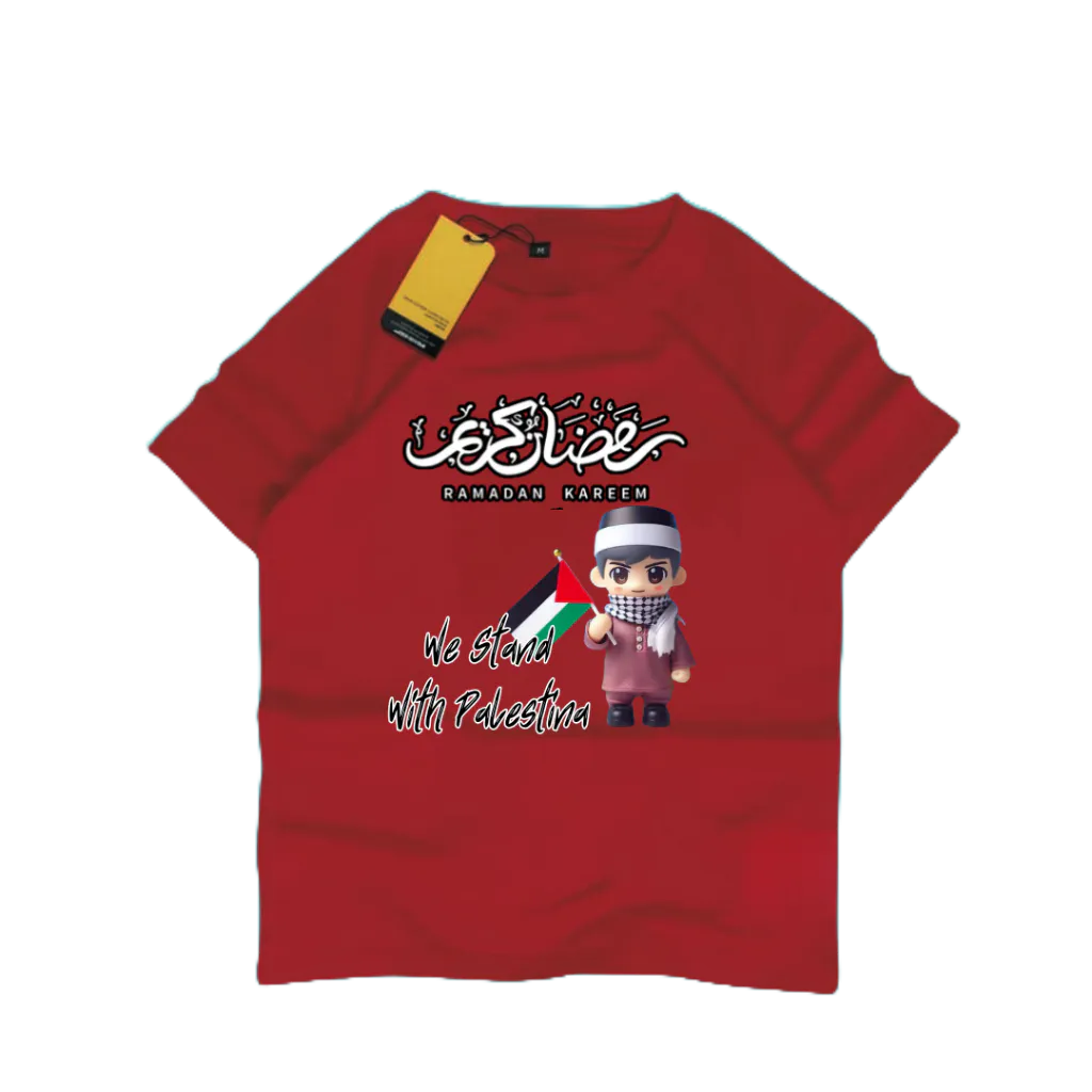 Baju Anak Gratis Sablon Nama / Baju Kaos Anak Tangan Pendek Laki-laki Muslim / Kaos Anak Islamic  Gr