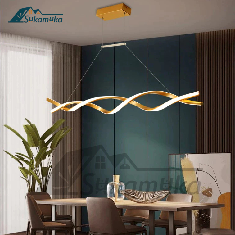 Lampu meja ruang makan sederhana lampu liontin ruang makan lampu liontin dapur lampu liontin dapur 3