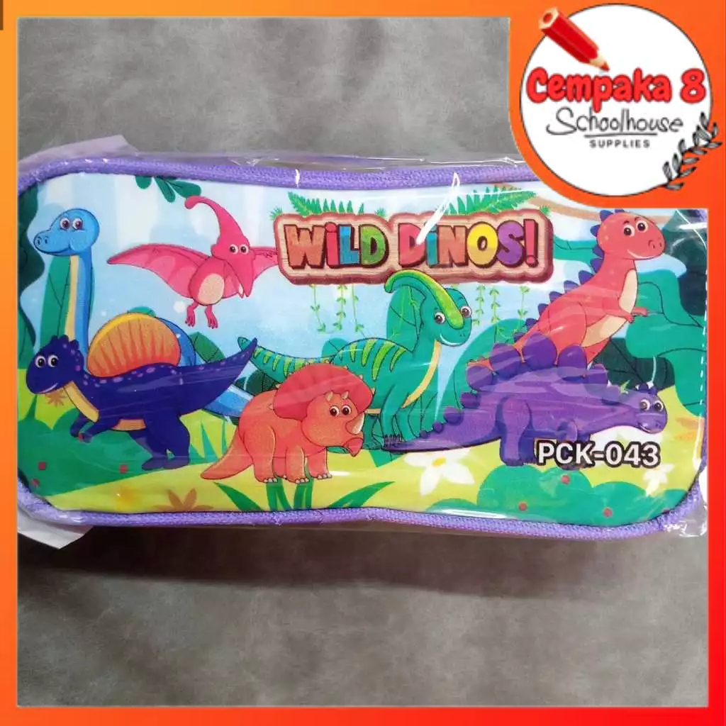 

Kotak Pensil Resleting Anak TK SD Dino Dinosaurus Imut Cute (FAPT) - UTI0478