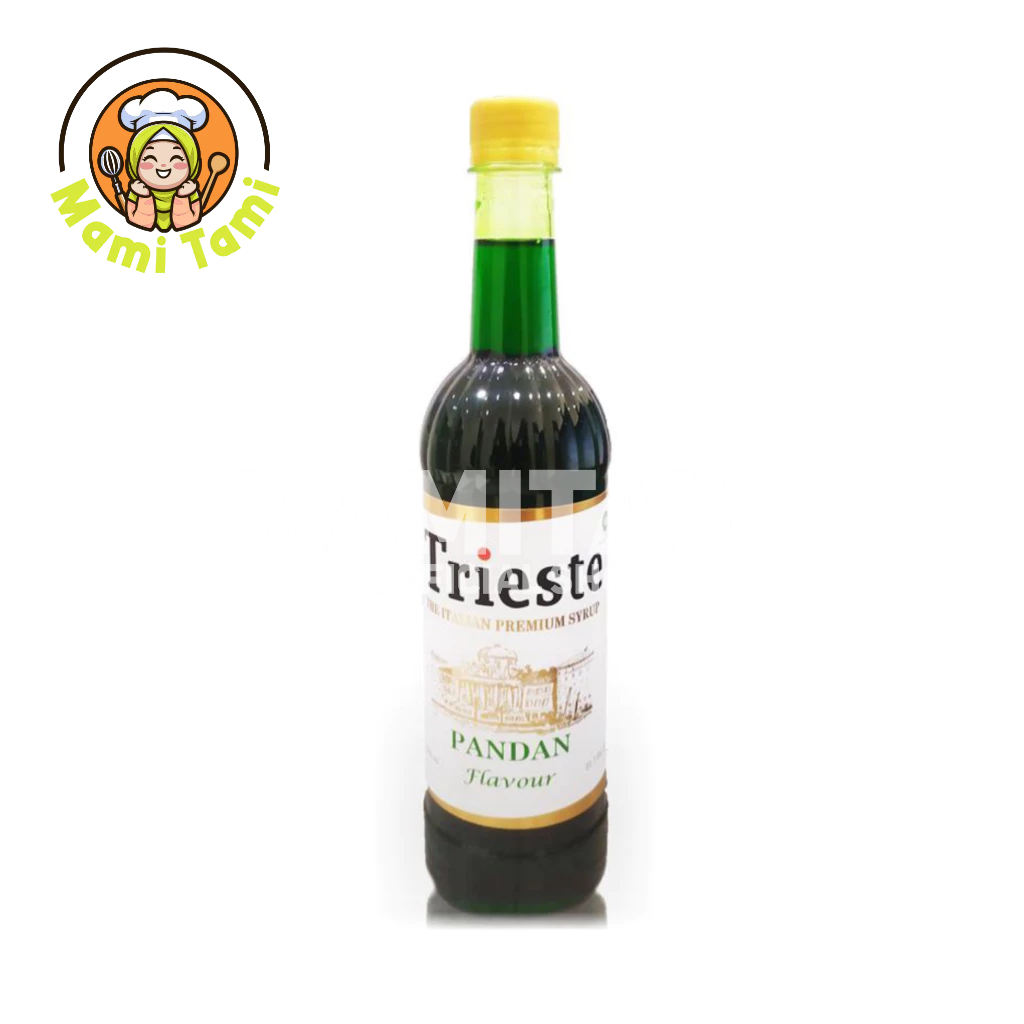 

Mami Tami - Trieste Syrup Pandan Premium Flavor 650 ml - HALAL MUI