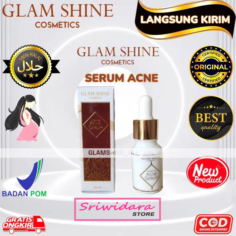 Glamshine Serum Acne Jerawat Glamshineofficial Glamshine official store Glam Glame shine Glamshine S