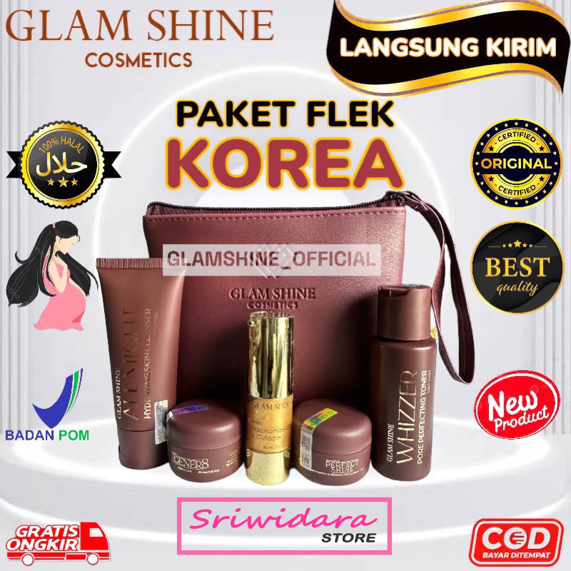 Glamshine Paket Flek Series Skincare Glamshineofficial Glamshine official store Glam Shine Glame shi