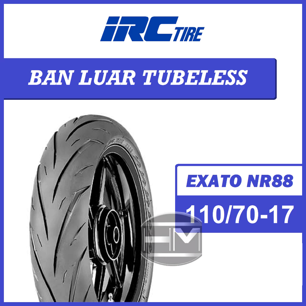 Ban Tubeless 110/70-17 EXATO NR88 IRC