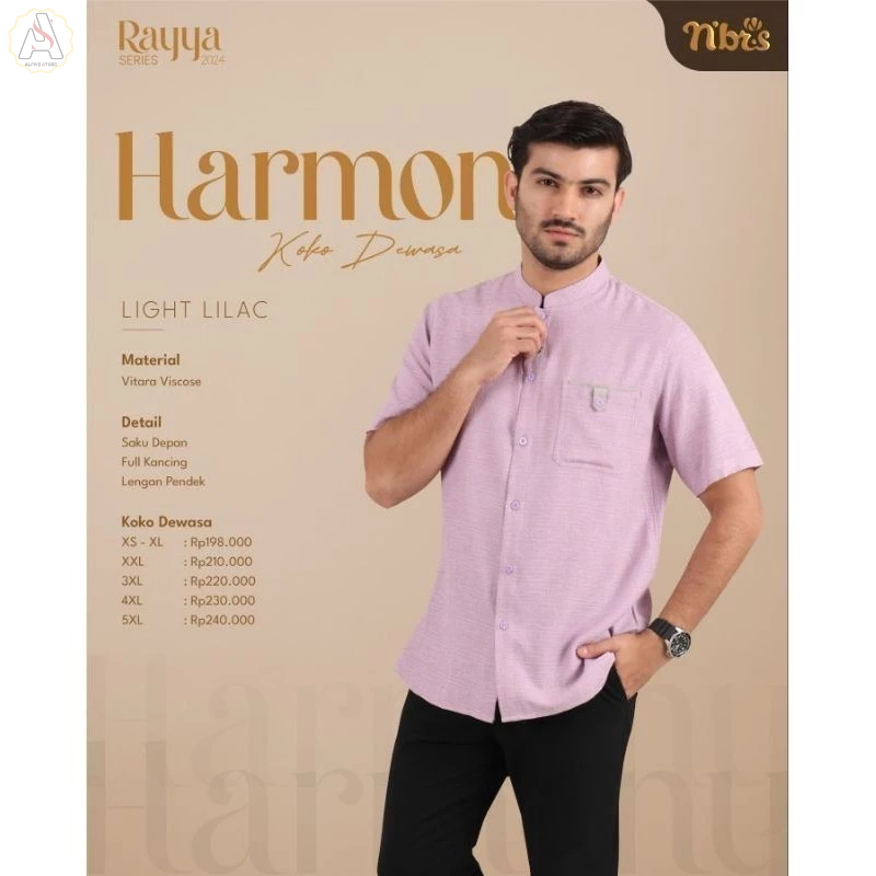 NIBRAS | Baju Koko Pria Dewasa Harmony by Nibras