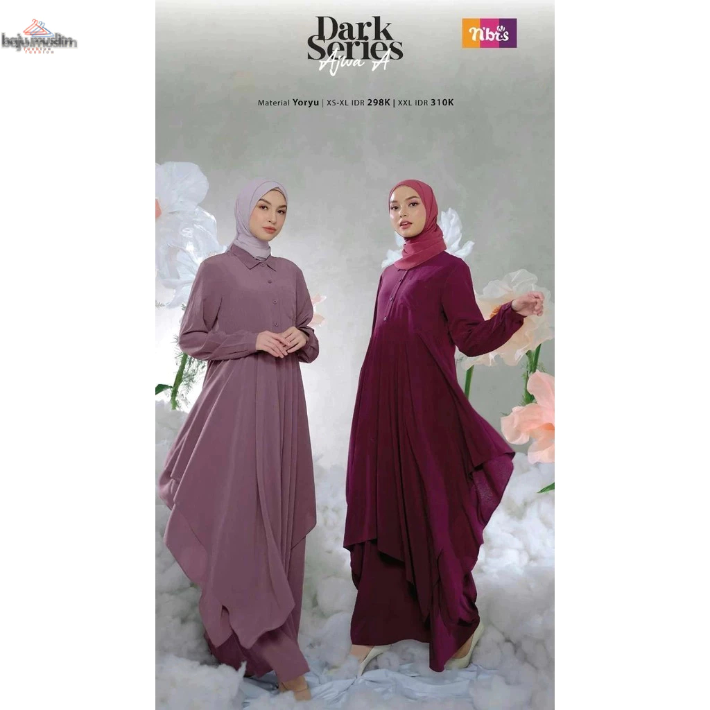 NIBRAS | Gamis Wanita Dewasa AJWA by Nibras | Baju Pesta Muslimah