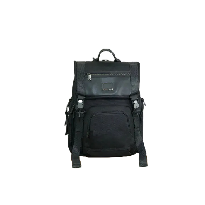 Tas Branded  tumi Ransel   Lark Free Embos Hitam Black Backpack Rancel Tas Branded Gunung Travel Pri
