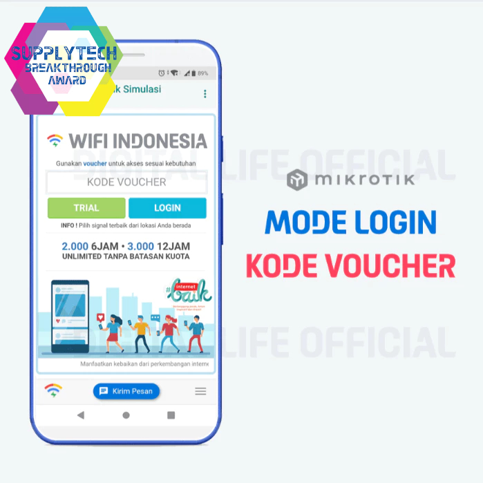 Login Page Hotspot Mikrotik (4 Pilihan Autentikasi Login)