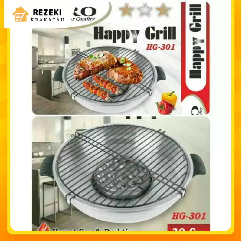 Panggangan Aluminium Bulat LGI/ Alat Pemanggang/ LGI Grill