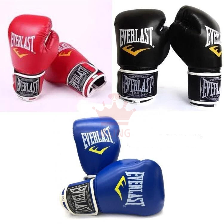 Sarung Tinju Everlast / Sarung Tinju Boxing Muaythai Olahraga Sarung Tinju Anak & Dewasa / Sarung