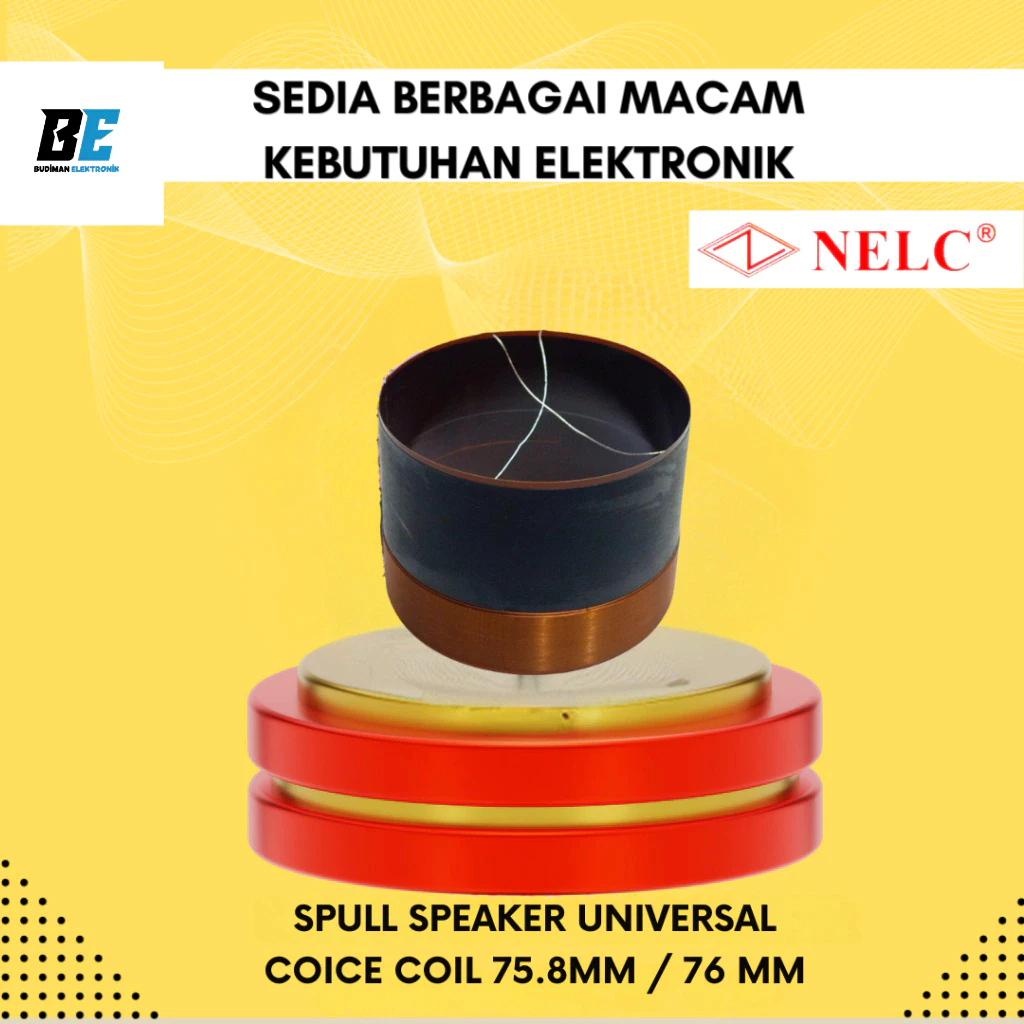 SPUL SPOOL SPEAKER 3 INCH / VOICE COIL SPIKER NELC 75,8MM