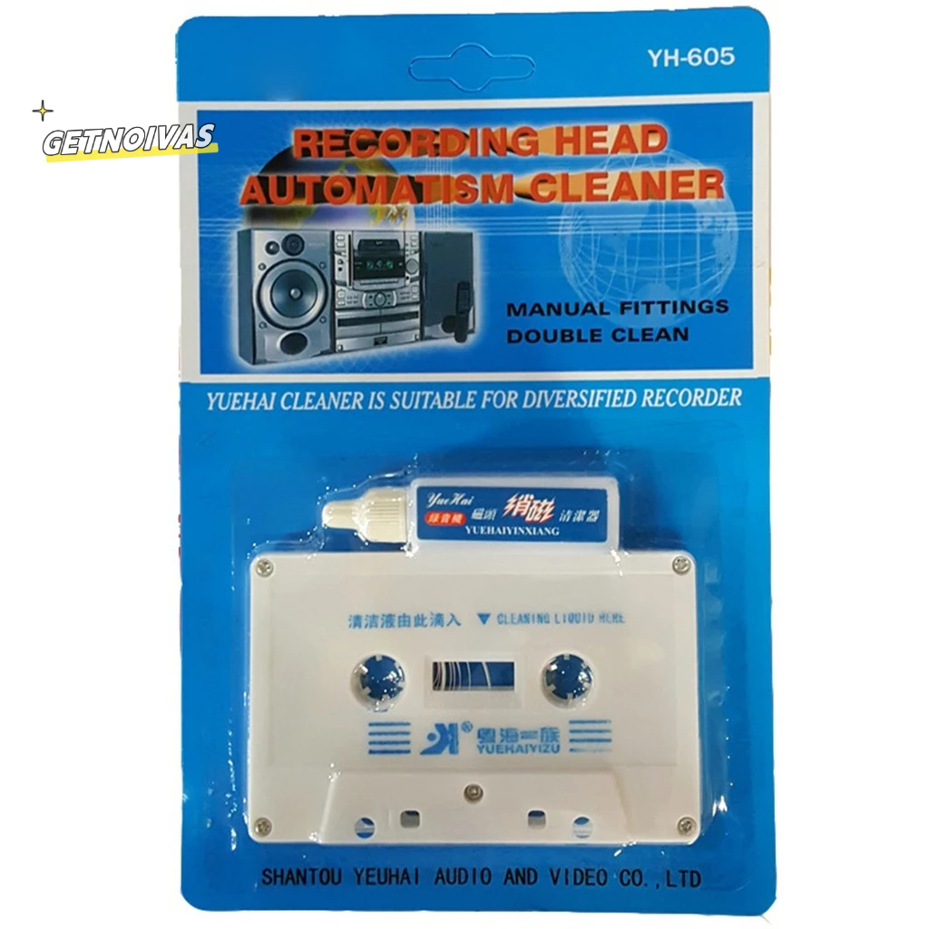 Pembersih head tape pemutar kaset pita walkman player boombox cleaner