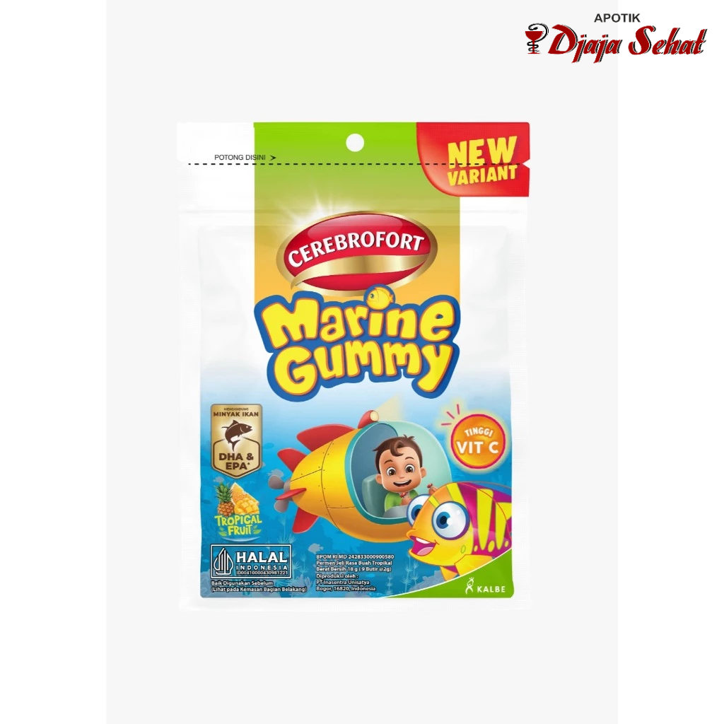 

CEREBROFORT MARINE GUMMY TROPICAL FRUIT SACHET