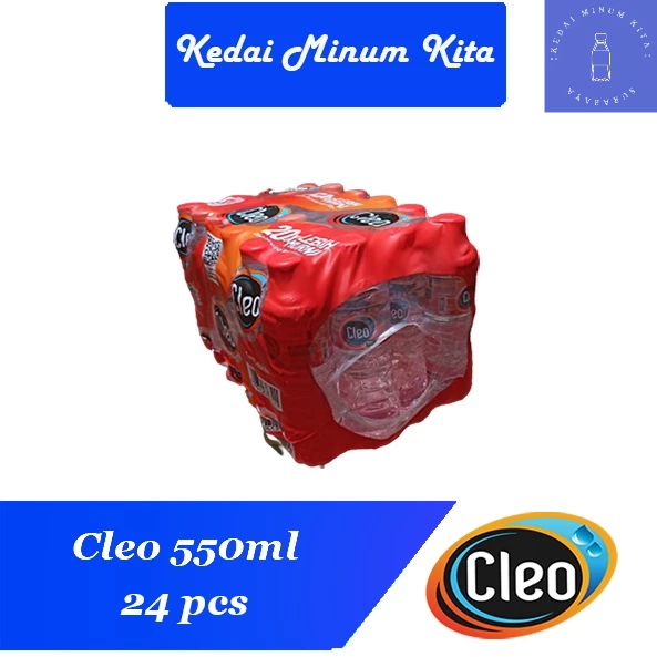 

Cleo Pure Water 550ml Pack (24 botol)