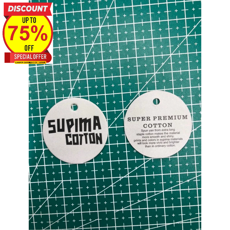 

SUPIMA COTTON TAG SUPER PREMIUM CO 1X DI KIRIM 600PCS