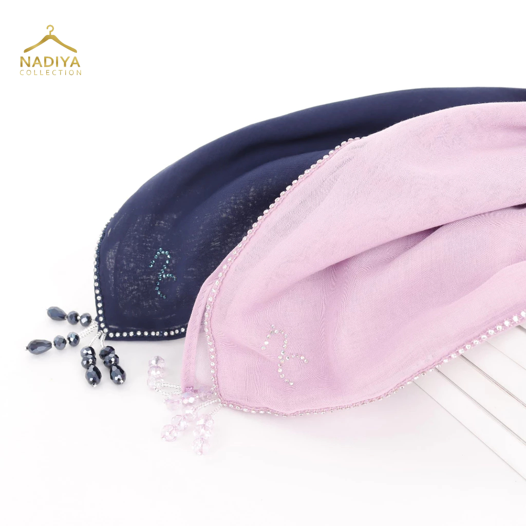 Ayu Lestari Scarf - Today Andari Diamond Scarf Paris Japan Square Premium by Nadiya