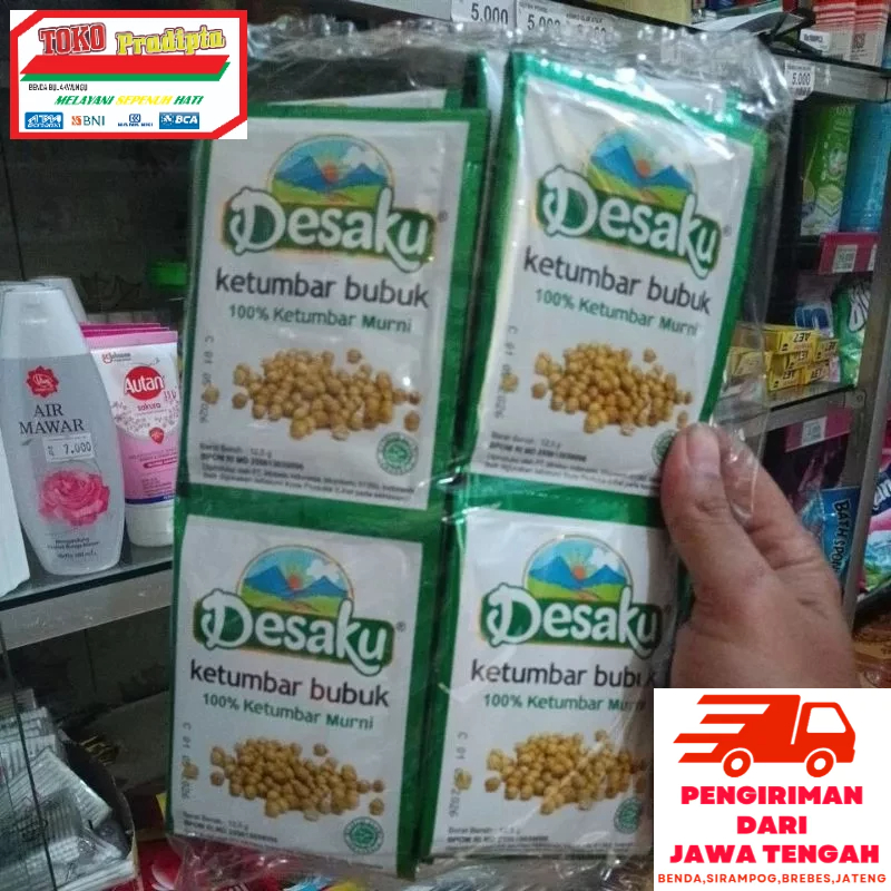 

Ketumbar Bubuk Desaku 1renceng isi 12pcs