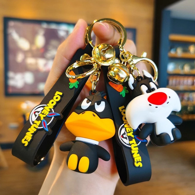 Gantungan Aksesories tas, kunci looney tunes tweety, Daffy duck dkk